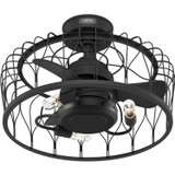 Hunter - 52969 - 20" Ceiling Fan - Rotonda - Matte Black