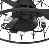 Hunter - 52969 - 20" Ceiling Fan - Rotonda - Matte Black