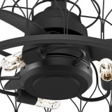 Hunter - 52969 - 20" Ceiling Fan - Rotonda - Matte Black