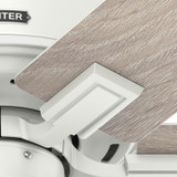 Hunter - 52904 - 52" Ceiling Fan - Fonthill - Fresh White