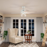 Hunter - 52904 - 52" Ceiling Fan - Fonthill - Fresh White
