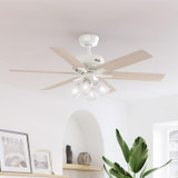 Hunter - 52904 - 52" Ceiling Fan - Fonthill - Fresh White