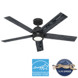 Hunter - 52850 - 52" Ceiling Fan - Erling - Matte Black
