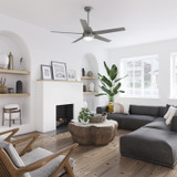 Hunter - 52834 - 60" Ceiling Fan - Aerodyne - Matte Silver