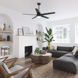 Hunter - 52833 - 60" Ceiling Fan - Aerodyne - Matte Black