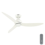 Hunter - 52830 - 52" Ceiling Fan - Mazzini - Matte White