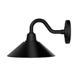 Hunter - 46021 - One Light Outdoor Wall Mount - Skyflow - Matte Black