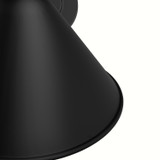 Hunter - 46010 - One Light Outdoor Wall Mount - Cassius - Matte Black