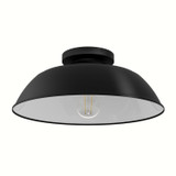 Hunter - 46003 - One Light Outdoor Flush Mount - Mill Valley - Matte Black