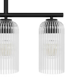 Hunter - 13232 - Five Light Chandelier - Beverly Glen - Matte Black
