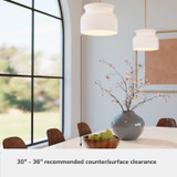 Hunter - 13182 - One Light Pendant - Harlowe - Luxe Gold