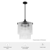 Hunter - 13149 - Three Light Pendant - Ontario - Matte Black