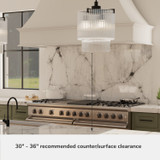 Hunter - 13149 - Three Light Pendant - Ontario - Matte Black