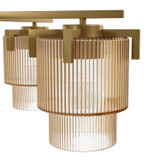 Hunter - 13138 - Five Light Chandelier - Ontario - Luxe Gold