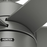 Hunter - 59625 - 60" Ceiling Fan - Solaria - Matte Silver