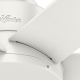 Hunter - 59614 - 44" Ceiling Fan - Kennicott - Fresh White