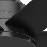 Hunter - 59613 - 44" Ceiling Fan - Kennicott - Matte Black