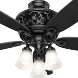 Hunter - 59545 - 54" Ceiling Fan - Promenade - Gloss Black