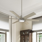 Hunter - 59462 - 60" Ceiling Fan - Warrant - Brushed Nickel