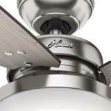Hunter - 59459 - 60" Ceiling Fan - Sentinel - Brushed Nickel
