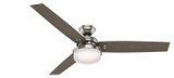Hunter - 59459 - 60" Ceiling Fan - Sentinel - Brushed Nickel