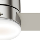 Hunter - 59454 - 44" Ceiling Fan - Minimus - Brushed Nickel