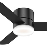 Hunter - 59453 - 44" Ceiling Fan - Minimus - Matte Black