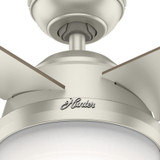 Hunter - 59450 - 52" Ceiling Fan - Dempsey - Matte Nickel
