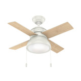 Hunter - 59385 - 36"Ceiling Fan - Loki - Fresh White