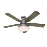 Hunter - 59311 - 52"Ceiling Fan - Mill Valley - Matte Silver