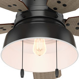 Hunter - 59310 - 52" Ceiling Fan - Mill Valley - Matte Black