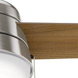 Hunter - 59303 - 36" Ceiling Fan - Aker - Brushed Nickel