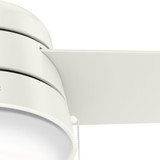 Hunter - 59301 - 36" Ceiling Fan - Aker - Fresh White