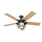 Hunter - 59273 - 54" Ceiling Fan - Key Biscayne - Onyx Bengal