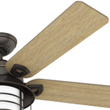 Hunter - 59273 - 54" Ceiling Fan - Key Biscayne - Onyx Bengal