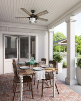 Hunter - 59273 - 54" Ceiling Fan - Key Biscayne - Onyx Bengal