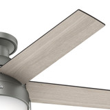 Hunter - 59270 - 46" Ceiling Fan - Anslee - Matte Silver