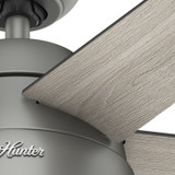 Hunter - 59267 - 46" Ceiling Fan - Anslee - Matte Silver