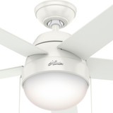 Hunter - 59266 - 46" Ceiling Fan - Anslee - Fresh White