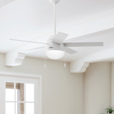Hunter - 59266 - 46" Ceiling Fan - Anslee - Fresh White