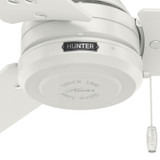 Hunter - 59263 - 52" Ceiling Fan - Cassius - Fresh White