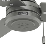 Hunter - 59262 - 52" Ceiling Fan - Cassius - Matte Silver