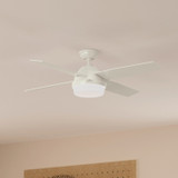 Hunter - 59252 - 52" Ceiling Fan - Dempsey - Fresh White