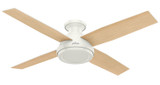 Hunter - 59248 - 52" Ceiling Fan - Dempsey - Fresh White