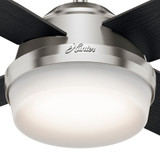 Hunter - 59245 - 44" Ceiling Fan - Dempsey - Brushed Nickel