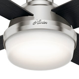Hunter - 59243 - 44" Ceiling Fan - Dempsey - Brushed Nickel