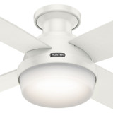 Hunter - 59242 - 52" Ceiling Fan - Dempsey - Fresh White