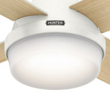 Hunter - 59217 - 52" Ceiling Fan - Dempsey - Fresh White