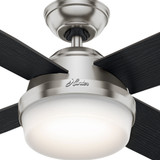 Hunter - 59216 - 52" Ceiling Fan - Dempsey - Brushed Nickel