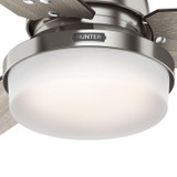 Hunter - 59157 - 52" Ceiling Fan - Sentinel - Brushed Nickel